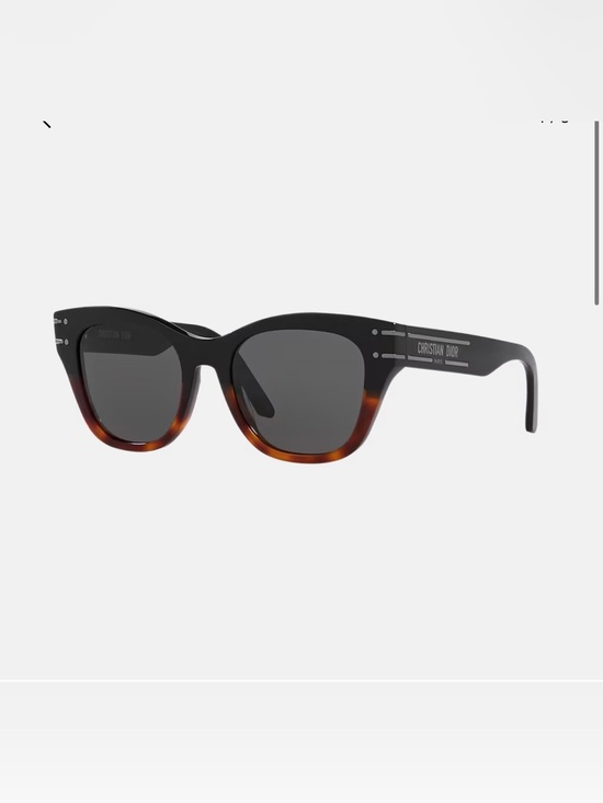 Dior Accessories - Dior Black & Tortoiseshell Round Sunglasses